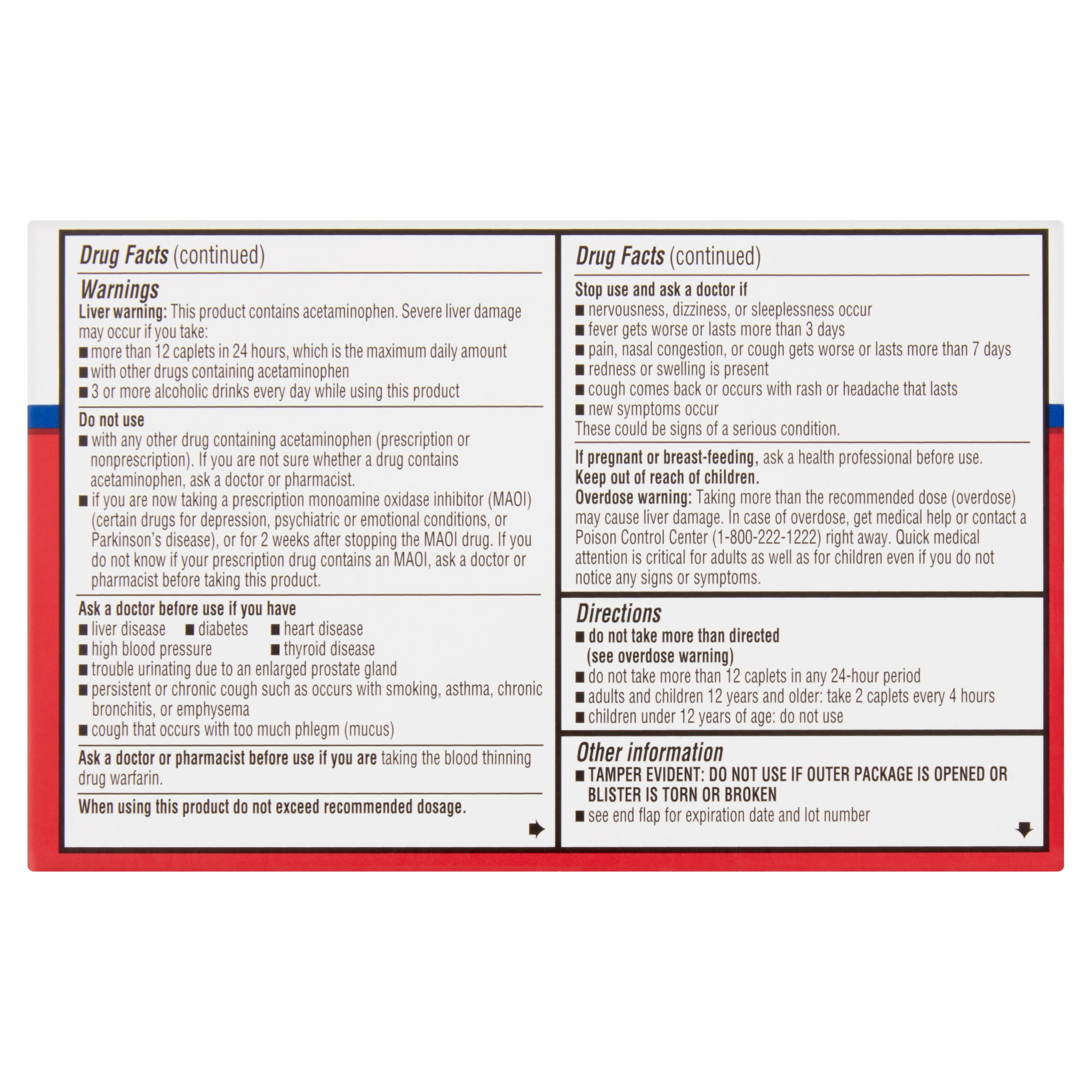 (3 pack) Equate Maximum Strength Severe Sinus & Congestion Relief Caplets, 20 Count