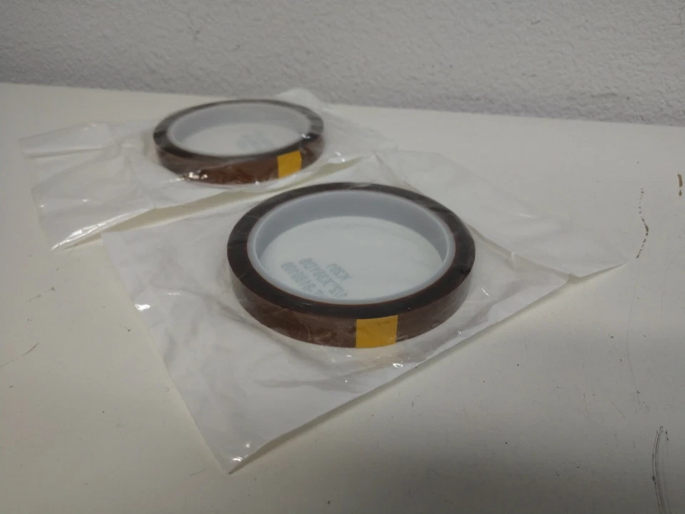 CIRCLE- High Temp Resistant Tape 2 Pack K201 Polyimide Film Kapton High Temp 1/2" X36Yds
