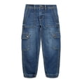 thumbnail image 5 of Jordache Girls Utility Denim Joggers, Sizes 6-18, 5 of 7