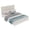 Beige, variant on High-Density Sponge 3D Diamond Buckle Solid Wood Legs Velvet Frame Easy Assembly