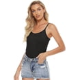 thumbnail image 2 of 5 Pcs Basic Camisole Adjustable Camisole Spaghetti Strap Tank Top For Women And Girl(large, 2 of 4