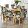 thumbnail image 3 of Stretch Parson Chair Slipcovers for Dining Room Set of 4,Boho Tropical Leaves Dining Chair Covers Colorful Jungle Flower Removable Chair Seat Protectors Covers for Kitchen,Wedding,Ceremony, 3 of 6