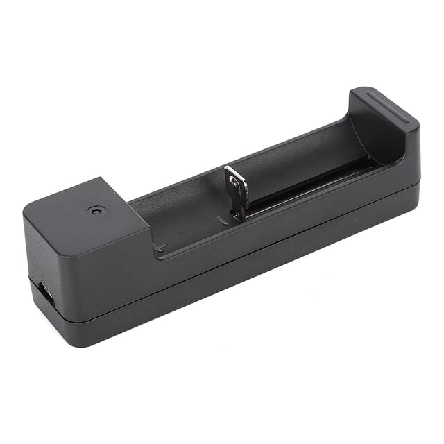 Adaptador De Cargador De Batería USB De Ranura única Universal Para PC, Carga Inteligente LED Para Celda De Iones De Litio 26650 14500, Color Negro