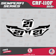 thumbnail image 3 of Kalair GFX Graphics Kit for Honda CRF110F (2019-2024) Semperfi Series, 3 of 5