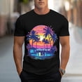 thumbnail image 5 of Fmbrln Mens Hawaiian Graphic Tees Summer Crew Neck Short Sleeve Sports T-Shirts Beach Casual Tops, 5 of 5