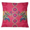 thumbnail image 6 of S4Sassy Mughal Elephant Print Pillow Square Cushion Cover Multicolor Home Decorative -20 x 20 Inches, 6 of 8