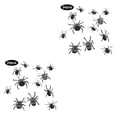 thumbnail image 4 of Yuarrent 48 uds/24 uds/12 Uds Halloween estereoscópico murciélago araña pegatinas 3D Animal Festival hogar PVC ventana calcomanías adornos Type2 NO2 Yuarrent CBP269645, 4 of 6