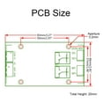 thumbnail image 3 of Forward Reverse Controller Toy Motor Control Module 4V 40 V Motor Driver Control Module Wide Voltages Drive Module, 3 of 9