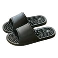 thumbnail image 5 of Rotm Massage Slippers for Men Lady Cloud Slippers for Women and Men Indoor & Outdoor Pillow Slippers Non Slip Quick Drying Shower Slides Bathroom Sandals Black,9.5, 5 of 7