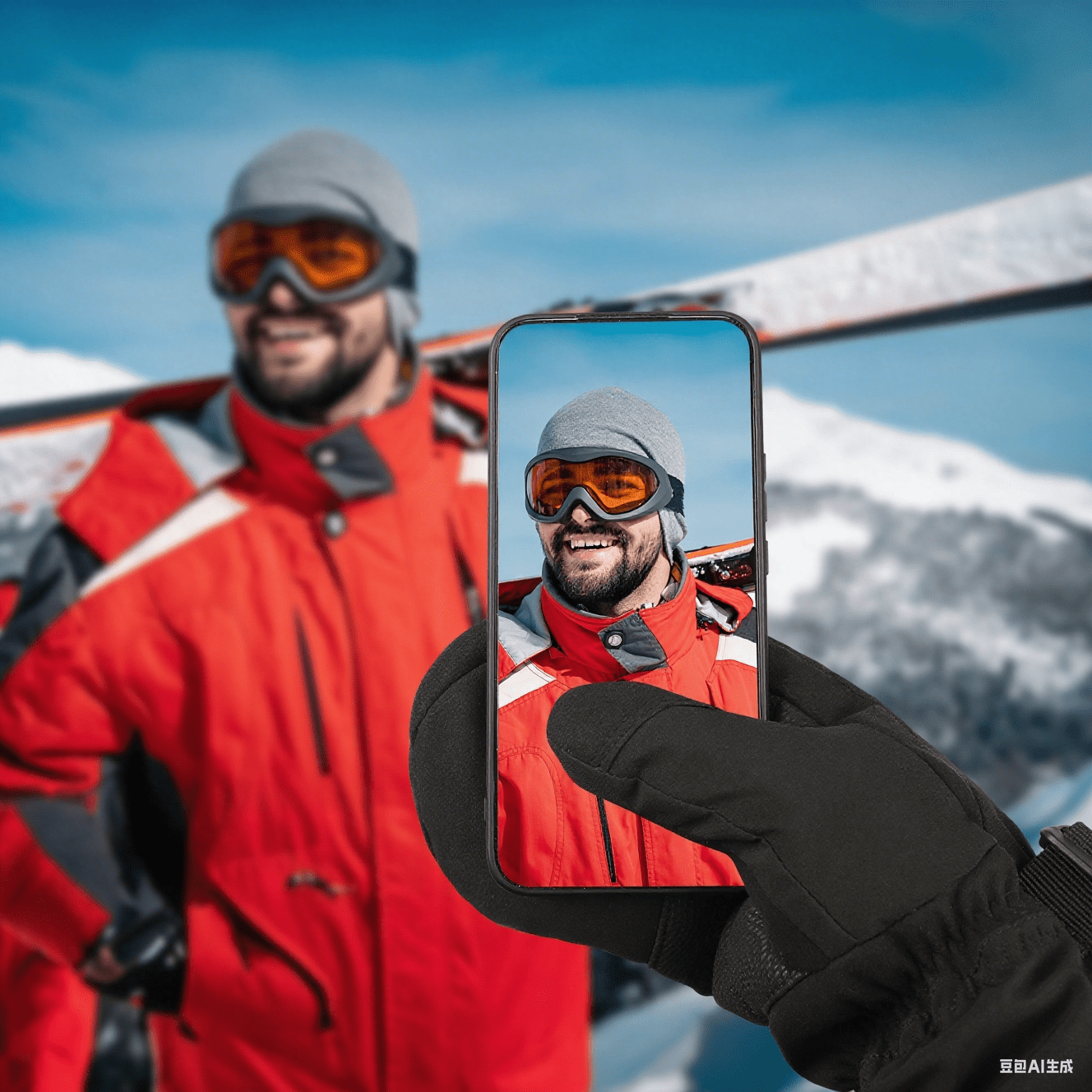 SNOW DEER Heated Mittens Gloves for Women Men 7.4V 2200MAH Electric Rechargeable Waterproof Ski Gloves for Winter Work Skiing Snowboarding Hiking Fishing Camping