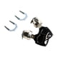 thumbnail image 4 of 2x Tour Bloqueo de baúl de almacenamiento de motocicletas eléctricas Accesorios para baúl de motocicleta Uso amplio Cilindro de bloqueo de, 4 of 9