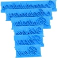 thumbnail image 1 of Sello de palabras de molde para pastel, juego de cortador de letras escritas a mano, feliz cumpleaños, mejores deseos, felicitación, aniversario, 6 uds., 1 of 5