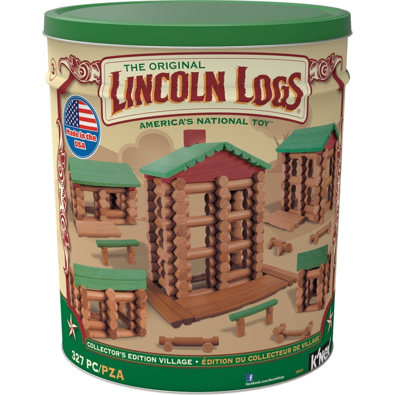 Lincoln Logs Collector's Edition Village, 327-Piece Tin photo 2