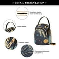 thumbnail image 4 of FORMRS Crossbody Bag for Women Quilted Travel Shoulder Cell Phone Purse with Chain Strap Handbag, Astronaut Space, 4 of 7