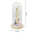 thumbnail image 3 of Flor de lámina de oro de 24K, 2022 LED, Galaxia encantada, Rosa eterna, cadena de luces de hadas en cúpula para regalo de Navidad y Día de San Valentín, 3 of 4