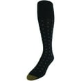 thumbnail image 4 of Men's Gold Toe 2055H Over The Calf Premium Fashion Socks - 3 Pack (Black/Charcoal/Black O/S), 4 of 5
