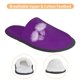 thumbnail image 3 of Fotbe Purple Pantuflas Peludas para Mujer con Estampado, Zapatillas de Peluche, Zapatos de Invierno para Casa, Uso Interior y Exterior-Large, 3 of 8