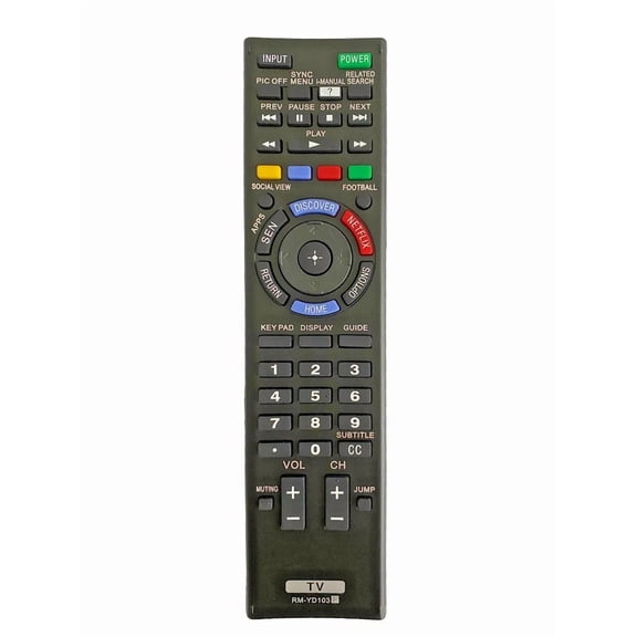 New Remote Control FOR Sony TV KDL-46XBR2 KD-50X690E KD-55X700E KD-55X705E