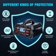 thumbnail image 5 of LVYUAN 20A 12V/24V Automotive Battery Charger Float & Trickle Battery Charger Maintainer Desulfator for Car, Truck, Motorcycle, lawn mower, LiFePO4 & Lead-Acid Batteries Black, 5 of 13