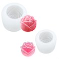 thumbnail image 1 of Molde para velas Molde para velas Moldes de silicona Molde de flor de rosa 3D - 3 piezas Molde de silicona para jabón con flores Molde para velas DIY Moldes para jabón manuales Fabricación, 1 of 5