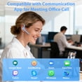 thumbnail image 4 of New Bee M54 Bluetooth Headset, Single Ear Wireless Earpiece with 500mAh LED Digital Charging Case, 4 of 9