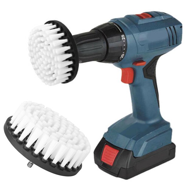 4 Electric Drill Brush Attachment for Cleaning Carpet Leather and