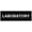 Black, variant on Signs ByLITA Basic Laboratory Sign - Laser-Engraved Lettering | Durable ABS Plastic | Vibrant Colors | Powerful Foam Tape (Black) - Small