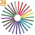 Erasable Gel Pens, 26 Colors Lineon Retractable Erasable Pens Clicker