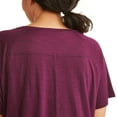 thumbnail image 4 of Terra & Sky Women's Plus Size Scoop Neck T-Shirt, 4 of 5