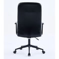 thumbnail image 6 of DECMAY High Back Office Chair in Antique PU Leather, Swivel Task Chair with Armrests and Adjustable Gas Lift, 6 of 14