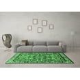 thumbnail image 3 of Ahgly Company Indoor Round Persian Emerald Green Traditional Area Rugs, 7' Round, 3 of 4