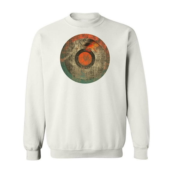 Grunge Vinyl Design Sweatshirt Men -Image by Shutterstock, Male 5X-Large