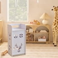 thumbnail image 4 of PEONAVET Armoire de Rangement Table de Chevet Scandinave Moderne Rangement Armoire de Rangement Net Red Chambre Armoire de Chevet à Tiroirs, 4 of 6