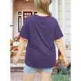 thumbnail image 3 of Anbech Hocus Pocus Halloween Shirts for Women Plus Size Holiday Tshirt Graphic Short Sleeve Tops, 3 of 4