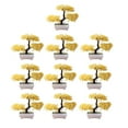 thumbnail image 2 of 10 piezas de plantas artificiales, flores, bonsáis, decoración de mesa, multiusos, PP Amarillo 26x19cm, 2 of 9