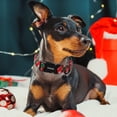 thumbnail image 4 of Collar para perro DOGWONG Christmas a cuadros rojos, ajustable de 34 a 56 cm, 4 of 6
