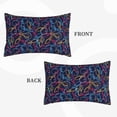 thumbnail image 3 of Haiem Pillowcase for Hair and Skin Queen - Multicolor Bowling Printed Soft Pillowcase with Envelope Closure-16"x24", 3 of 8