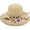 Beige#058, variant on Ladies' Basin Hat Flower Sun Hat Pink Summer Beach Sun Hat Women's Fashionable Sun Protection Wide Brim Foldable Breathable Outdoor Hat for Travel Shopping Park