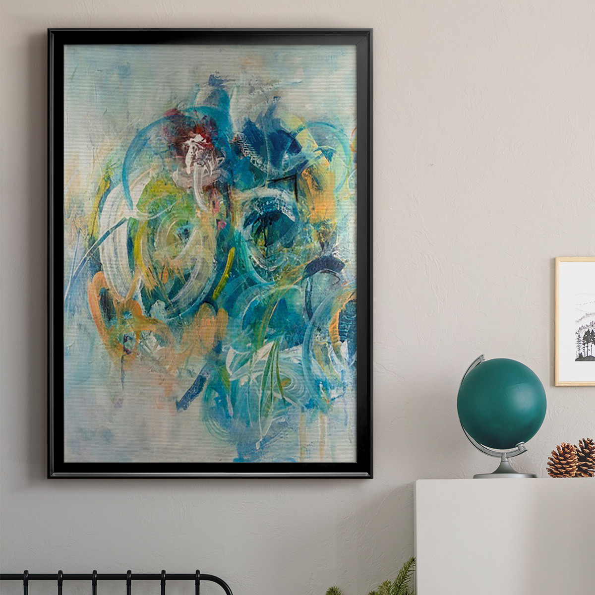 Silent Energy II Premium Framed Print, in Gold, Black, or Silver - Ready to Hang