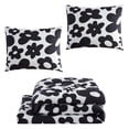 thumbnail image 7 of Urban Shop 3-Piece Textured Embossed Black and White Floral Comforter Set, Full/Queen, 7 of 7