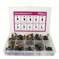 thumbnail image 3 of Tizuqe 40Pcs Electric Motor Brush Replacement Set 10 Sizes Mixed Copper Alloyed Brushes, 3 of 8