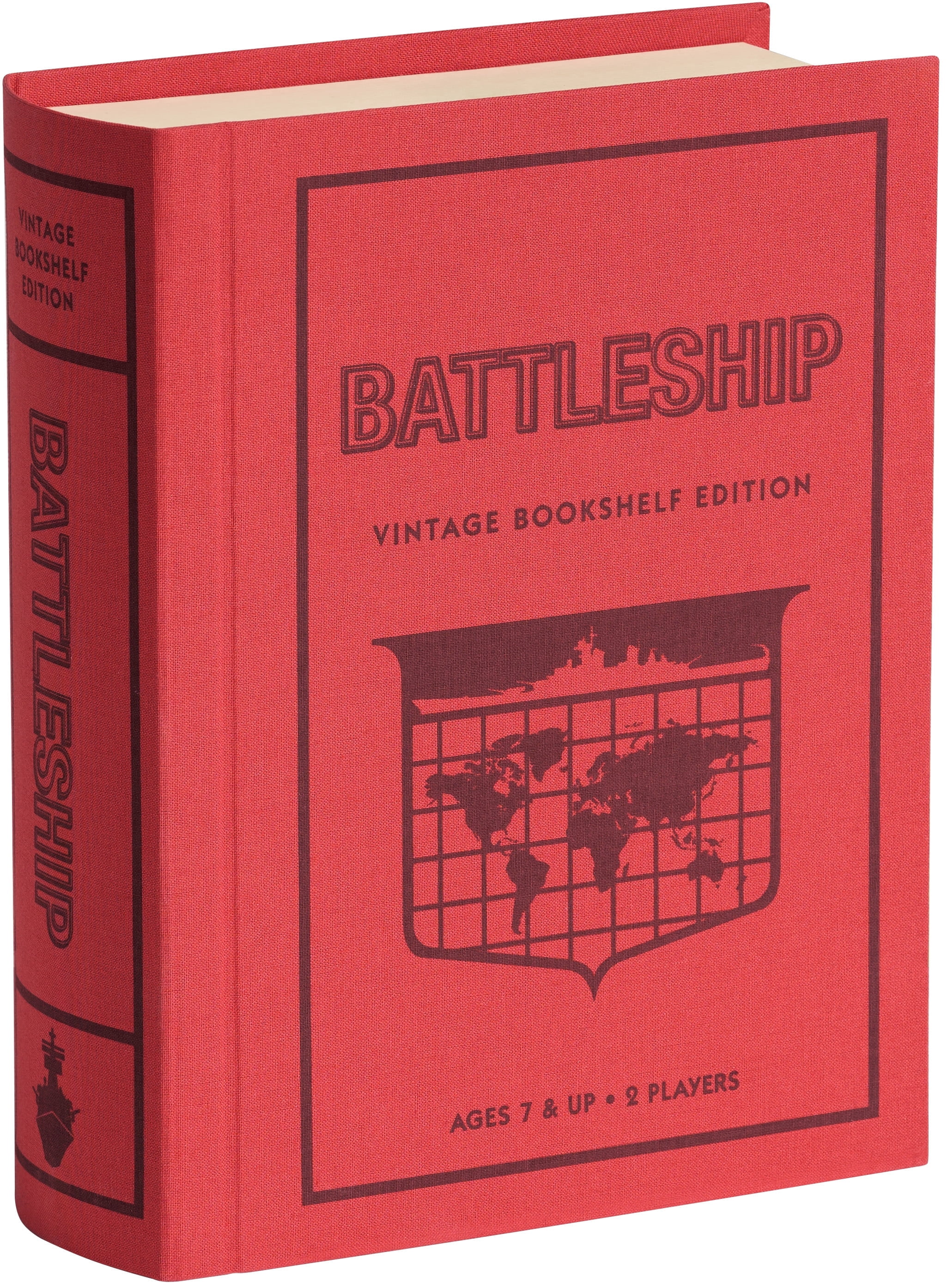 WS Game Company Battleship Vintage Bookshelf Edition, Strategy Board Game