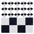 thumbnail image 1 of 45pcs Realistic Wood Grain Dollhouse Flooring Tiles – Lightweight Mini Checkerboard Floor for DIY Craft & House Decoration, 1 of 4