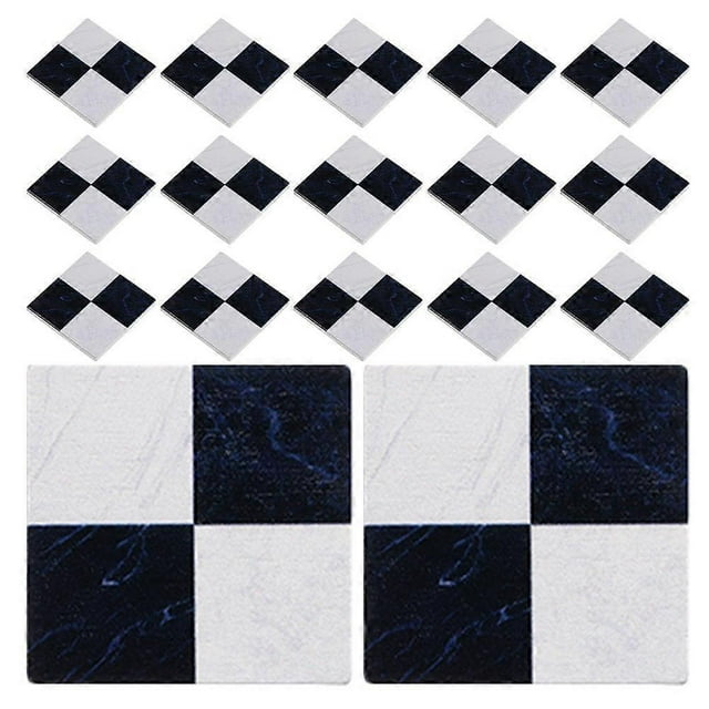 45pcs Realistic Wood Grain Dollhouse Flooring Tiles – Lightweight Mini Checkerboard Floor for DIY Craft & House Decoration