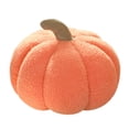 thumbnail image 2 of AURIGATE Fleece Pumpkin Throw Pillows, Happy Halloween Sherpa Fall Decorative Pumpkin Shaped Pillow Cute 3D Shaped Cushion, 5 x 8 inches, 2 of 5