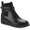 Black Smooth, variant on Style & Co. Womens Aryaa Faux Leather Ankle Booties