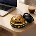 thumbnail image 5 of Twfbrm Halloween Dumpling Stress Ball, Spooky Squashy Dumpling with Food Steamer, Stress Relief Sensory Fidget Toy, Soft Stretchy Slow Rising Squeeze Dough Ball, Steamed Stuffed Bun Decompression Toy, 5 of 6