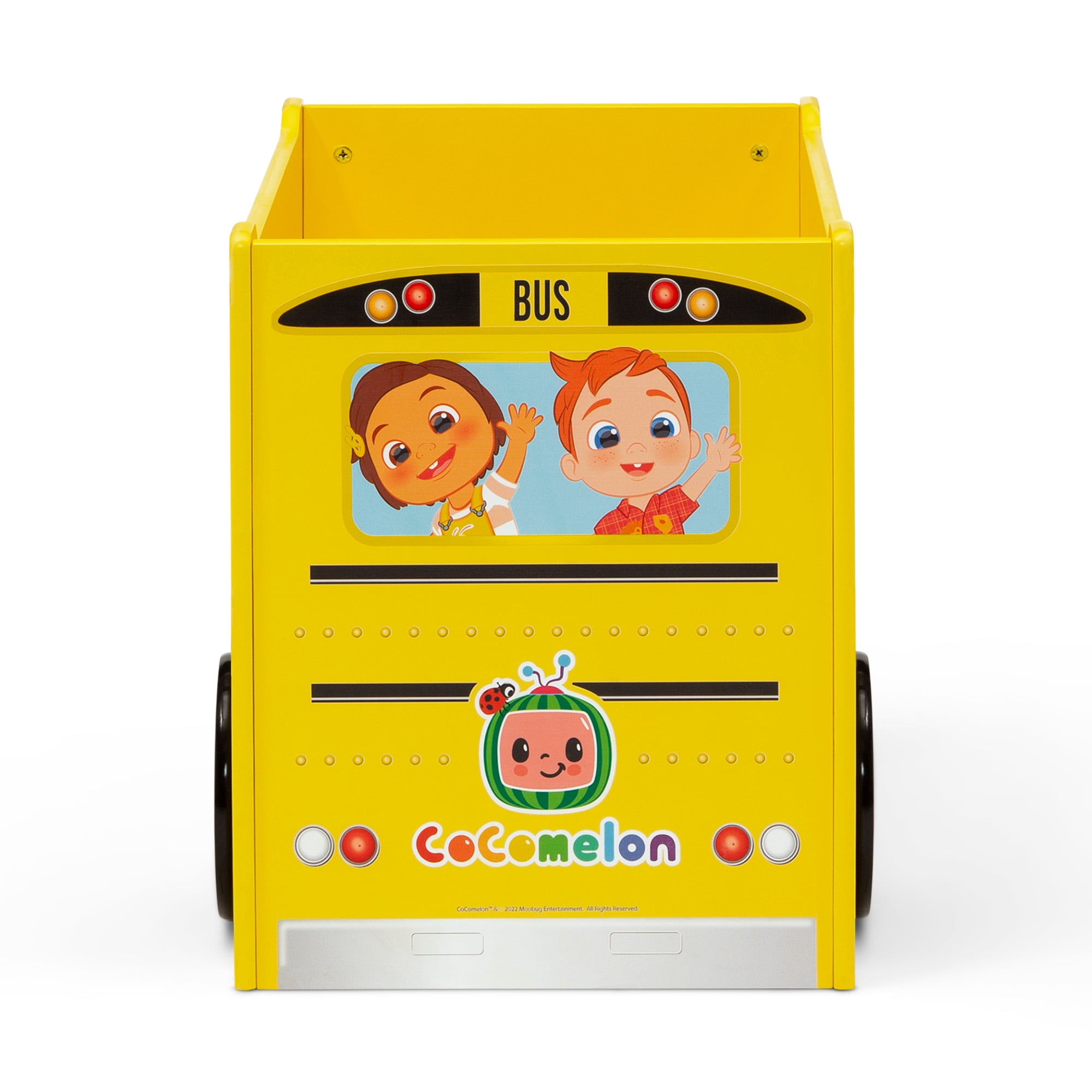 CoComelon School Bus Toy Box by Delta Children - Greenguard Gold Certified
