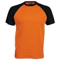 thumbnail image 1 of Kariban Mens Short Sleeve Baseball T-Shirt, 1 of 1