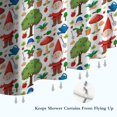 thumbnail image 6 of White Christmas Gnome Pattern Shower Curtain 72"x72" ,Bathroom Decorative Shower Curtains Set with 12 Hooks,Modern Waterproof Washable Shower Curtain, 6 of 6